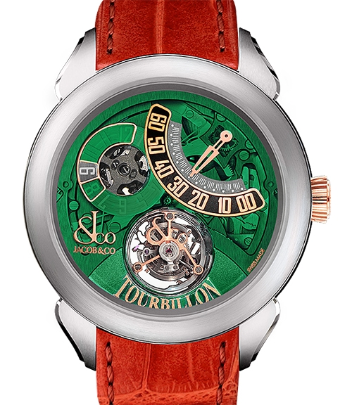 (image for) Jacob & Co Replica PT510.24.NS.PG.A Palatial Flying Tourbillon Jumping Hours watch